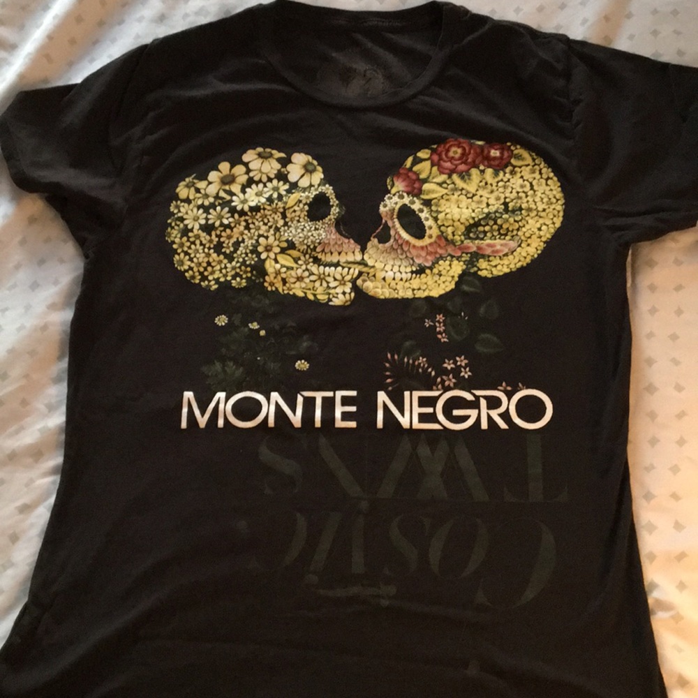 Monte Negro band Black Graphic Shirt